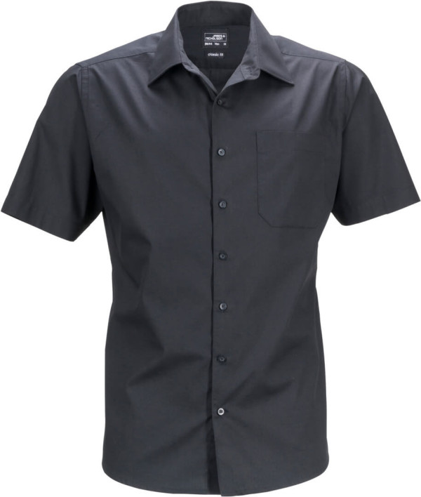 Men's Business Popline Shirt shortsleeve