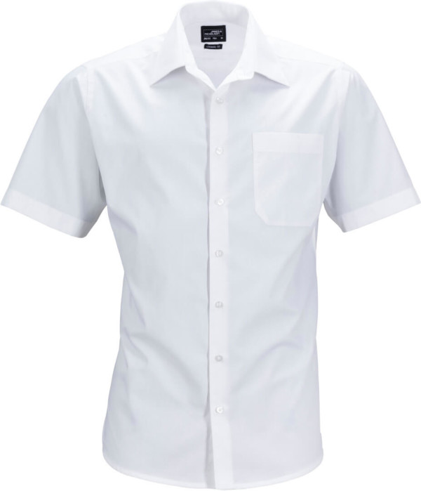 Men's Business Popline Shirt shortsleeve