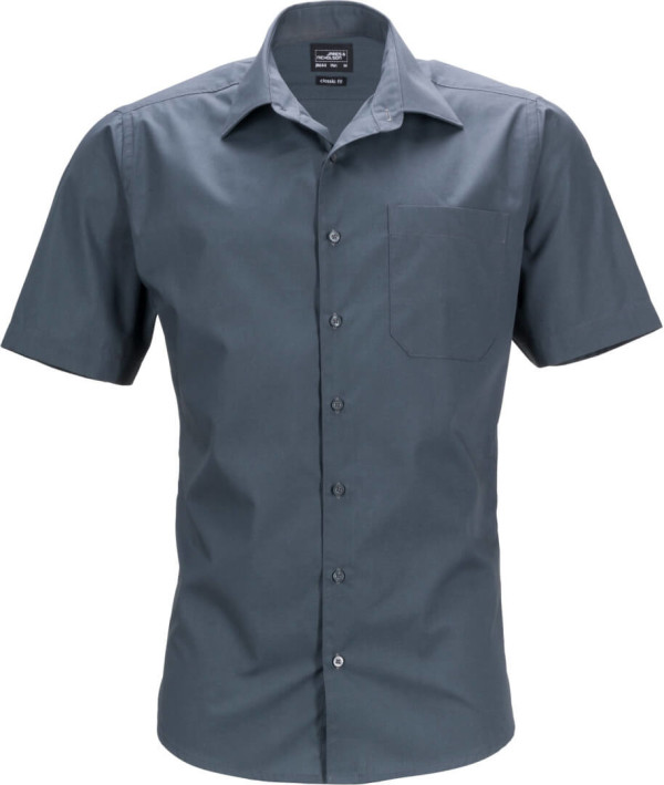 Men's Business Popline Shirt shortsleeve