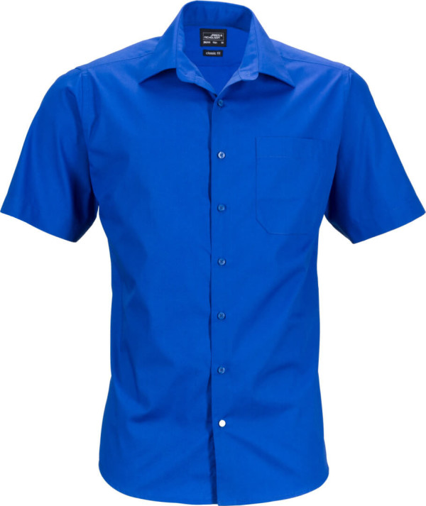 Men's Business Popline Shirt shortsleeve