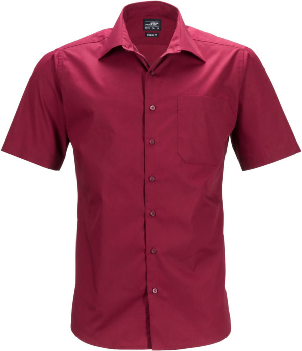 Men's Business Popline Shirt shortsleeve