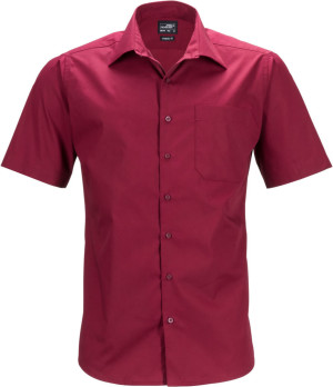 Men's Business Popline Shirt shortsleeve - Reklamnepredmety