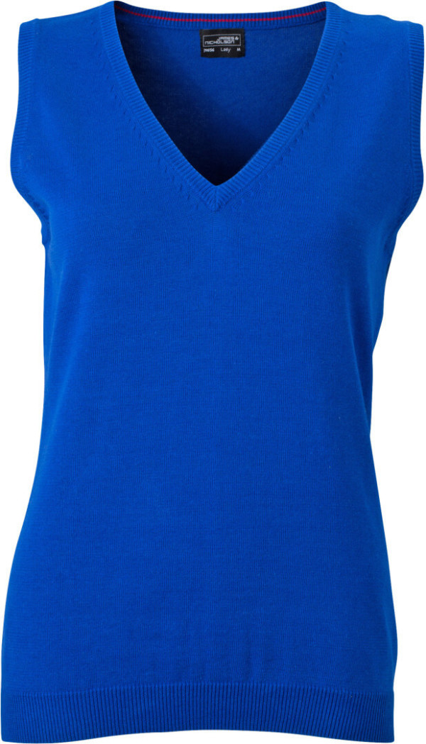 Ladies' V-Neck sleeveless Pullover