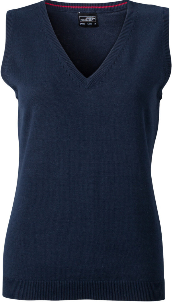 Ladies' V-Neck sleeveless Pullover