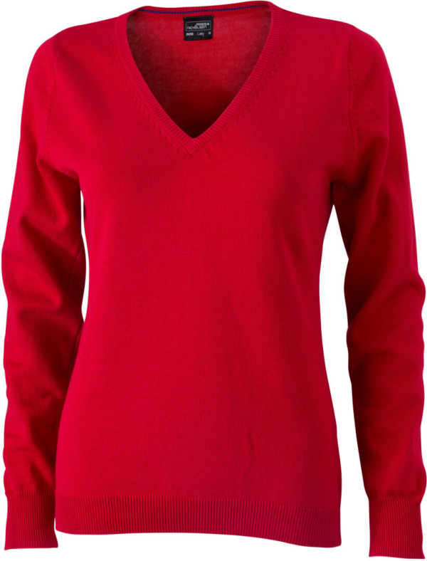 Ladies' V-Neck Pullover