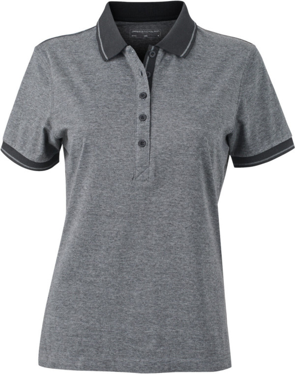 Ladies' Jersey Heather Polo