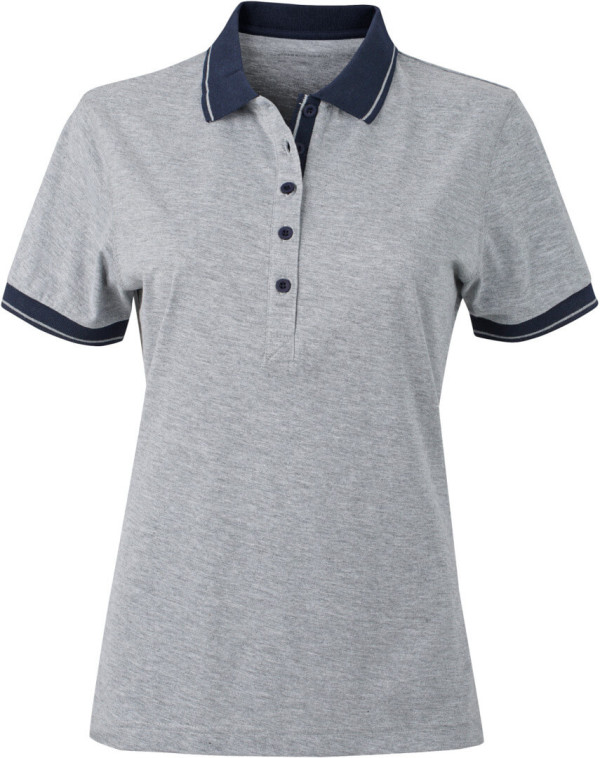 Ladies' Jersey Heather Polo