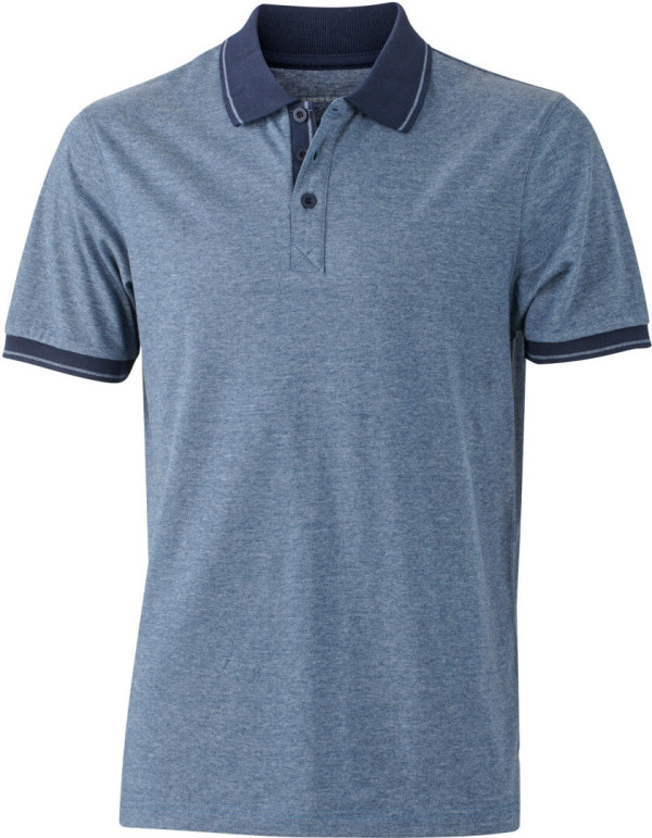 Mens' Jersey Heather Polo