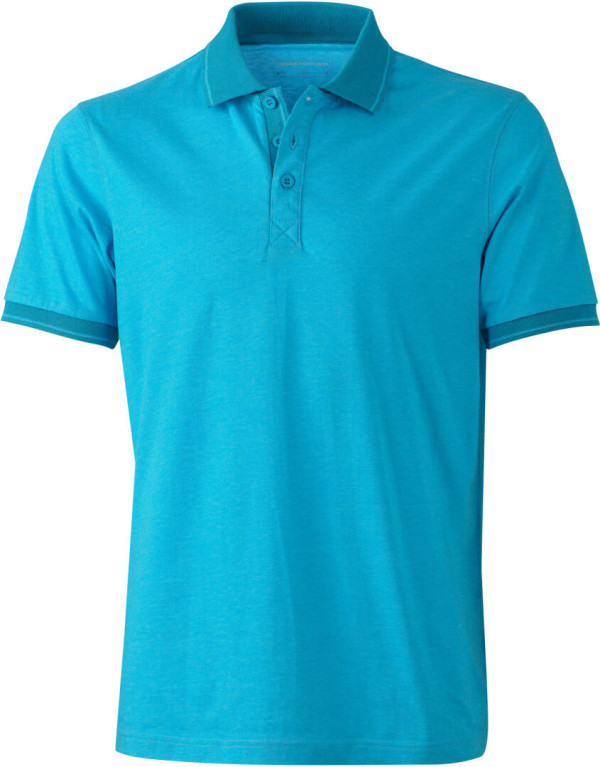 Mens' Jersey Heather Polo