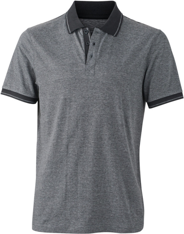 Mens' Jersey Heather Polo