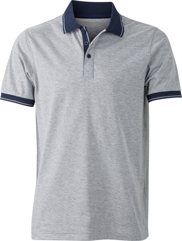 Mens' Jersey Heather Polo