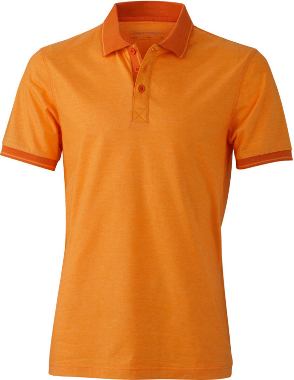 Mens' Jersey Heather Polo