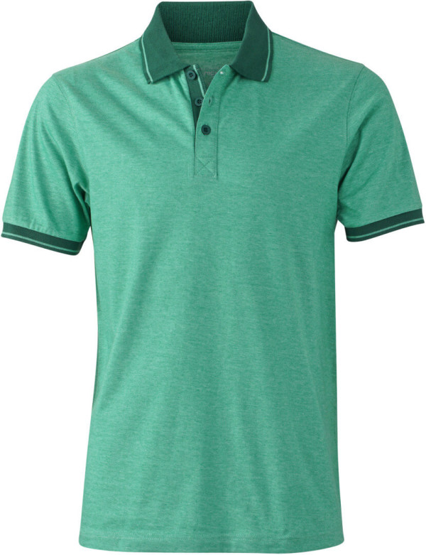 Mens' Jersey Heather Polo