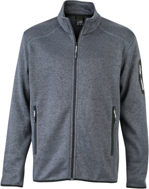 Men's Knitted Fleece Jacket