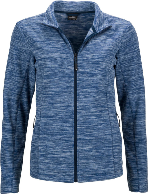 Ladies' Melange Fleece Jacket