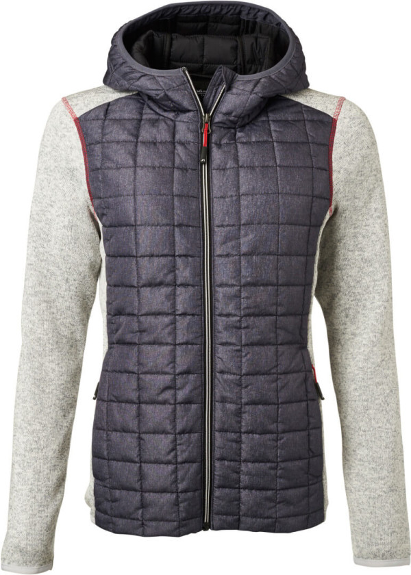 Ladies' Knitted Hybrid Jacket