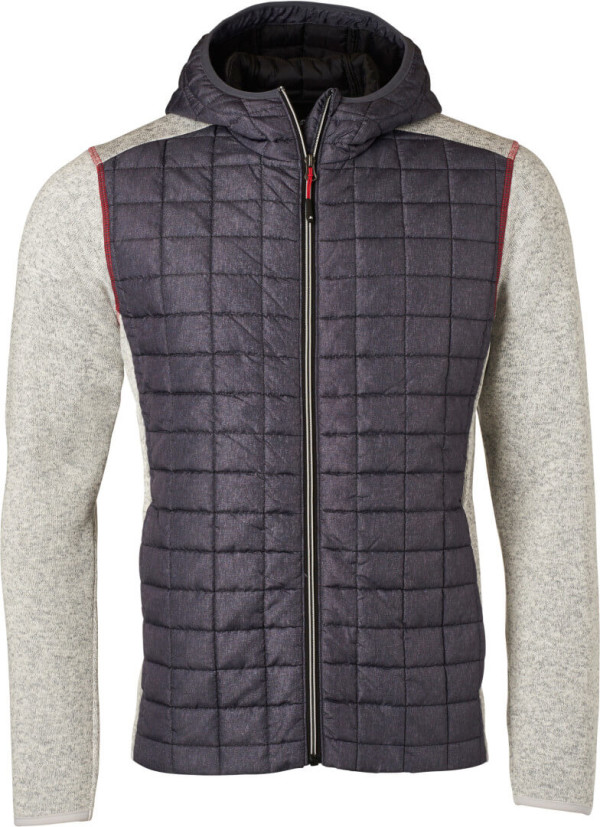 Men's Knitted Hybrid Jacket