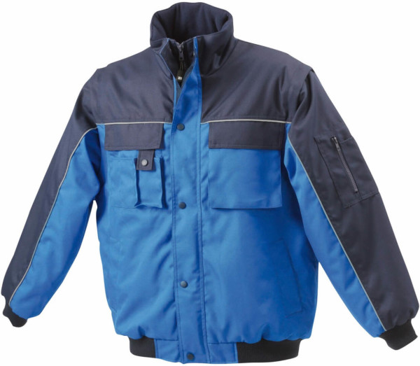 Workwear Jacket with Zip-Off Sleeves