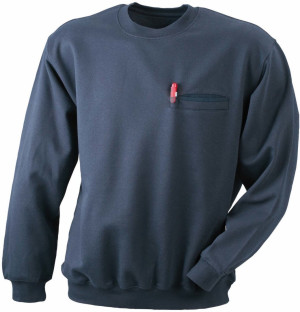 Sweatshirt with Breastpocket - Reklamnepredmety