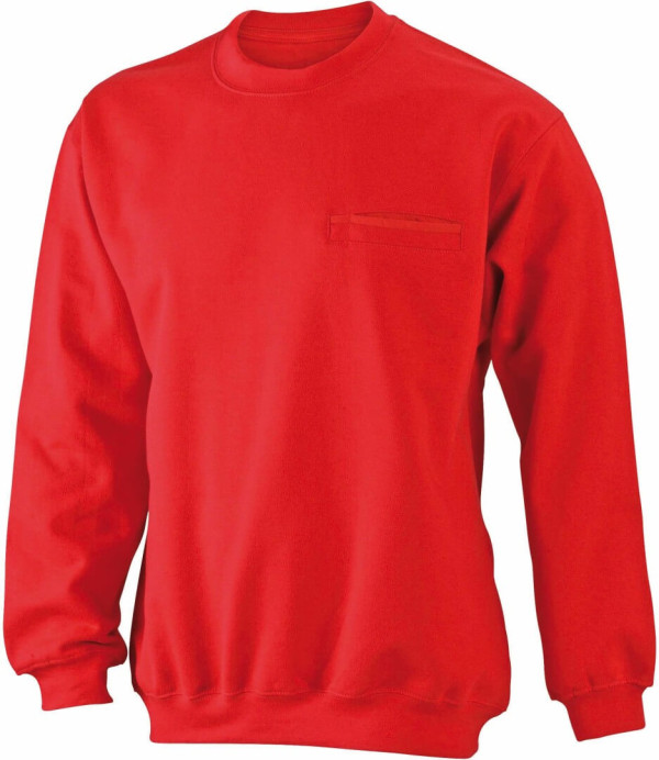 Sweatshirt with Breastpocket