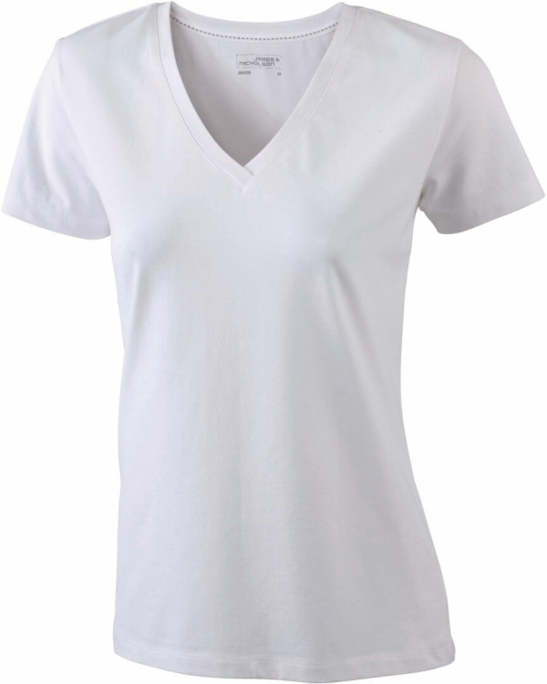 Ladies' Stretch V-Neck T-Shirt