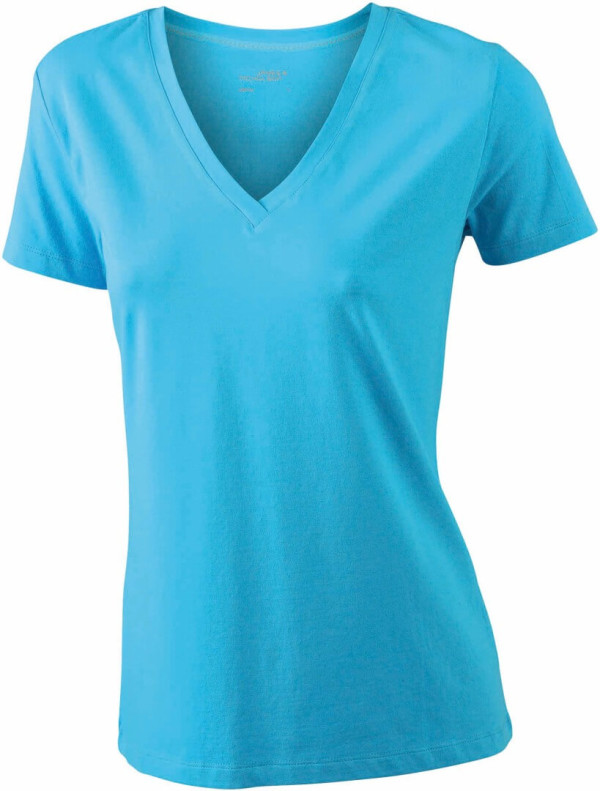 Ladies' Stretch V-Neck T-Shirt