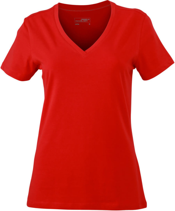 Ladies' Stretch V-Neck T-Shirt