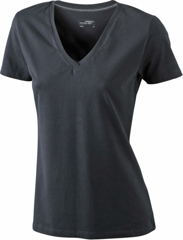 Ladies' Stretch V-Neck T-Shirt