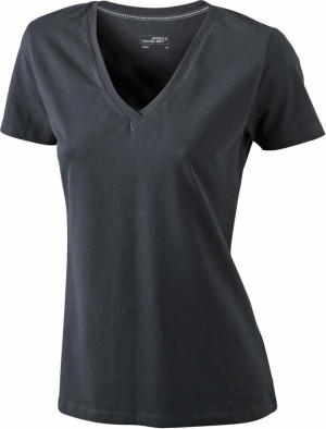 Ladies' Stretch V-Neck T-Shirt - Reklamnepredmety