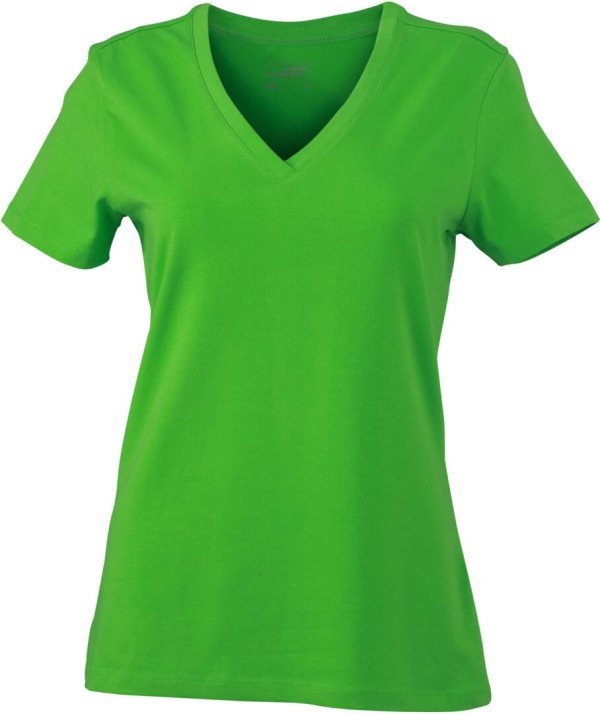 Ladies' Stretch V-Neck T-Shirt