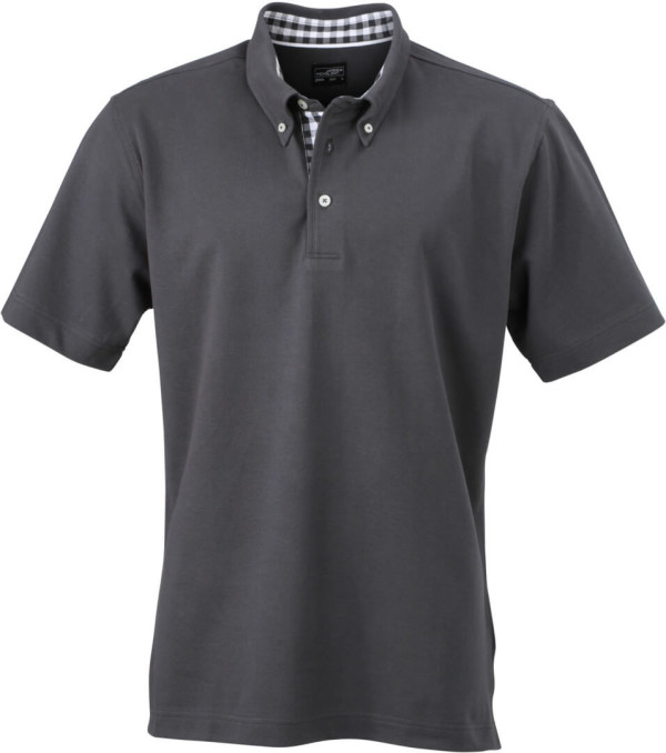 Men's Plain Piqué Polo