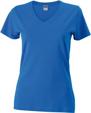 Ladies' Slim Fit T-Shirt with V-Neck - Reklamnepredmety