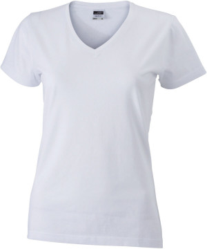 Ladies' Slim Fit T-Shirt with V-Neck - Reklamnepredmety