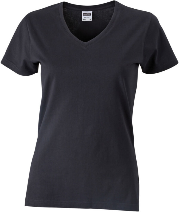 Ladies' Slim Fit T-Shirt with V-Neck