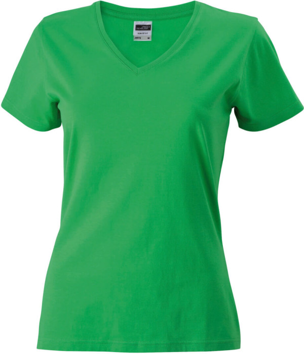 Ladies' Slim Fit T-Shirt with V-Neck