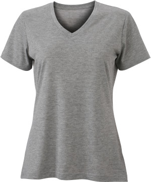 Ladies' V-Neck Heather T-Shirt