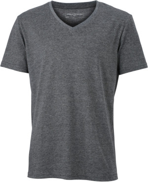 Men's V-Neck Heather T-Shirt - Reklamnepredmety