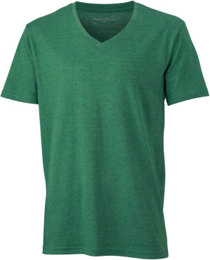 Men's V-Neck Heather T-Shirt - Reklamnepredmety