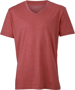 Men's V-Neck Heather T-Shirt - Reklamnepredmety