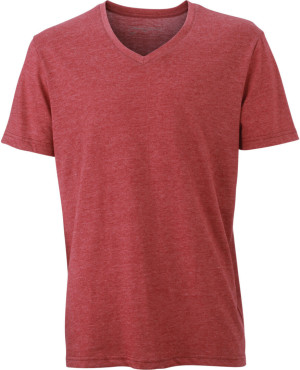 Men's V-Neck Heather T-Shirt - Reklamnepredmety