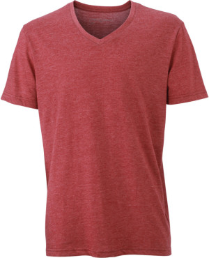 Men's V-Neck Heather T-Shirt - Reklamnepredmety