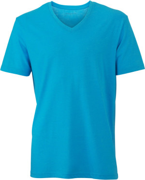 Men's V-Neck Heather T-Shirt - Reklamnepredmety