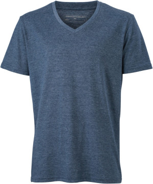 Men's V-Neck Heather T-Shirt - Reklamnepredmety