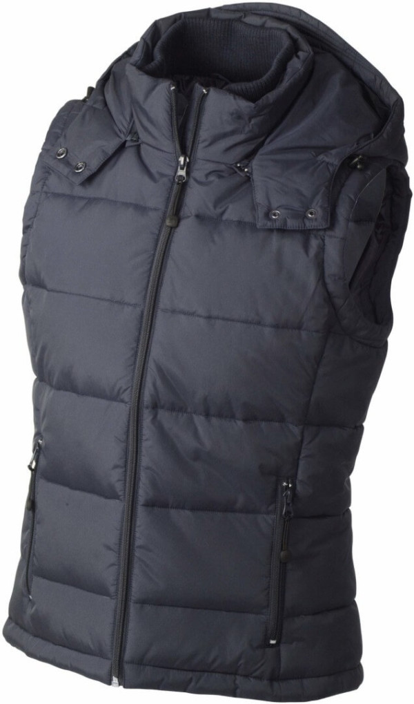 Ladies' Padded Hooded Vest