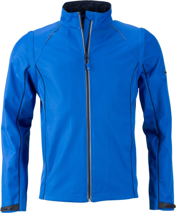 Men's Softshell Jacket with detachable sleeves