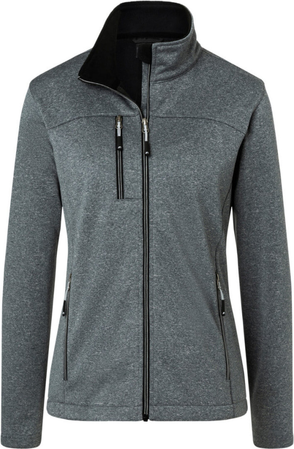 Ladies' Melange Softshell Jacket