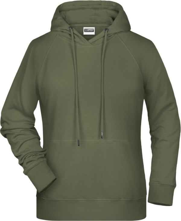 Ladies' Raglan Hooded Sweat