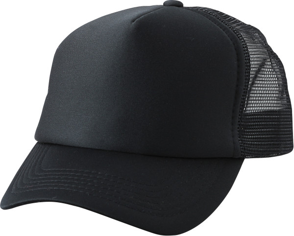 Kids' 5 Panel Polyester Mesh Cap