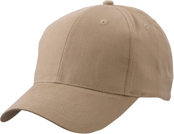 Brushed 6 Panel Cap