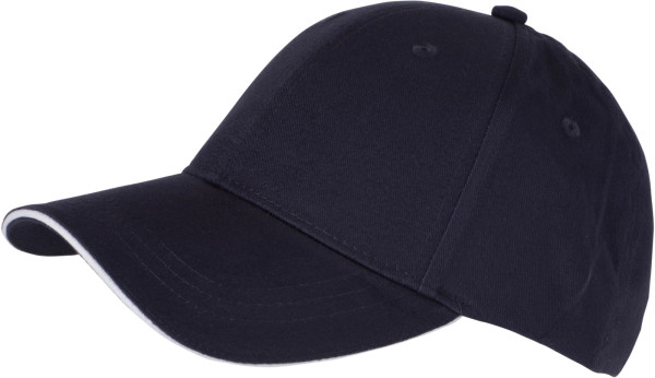 6 Panel Brushed Sandwich Cap